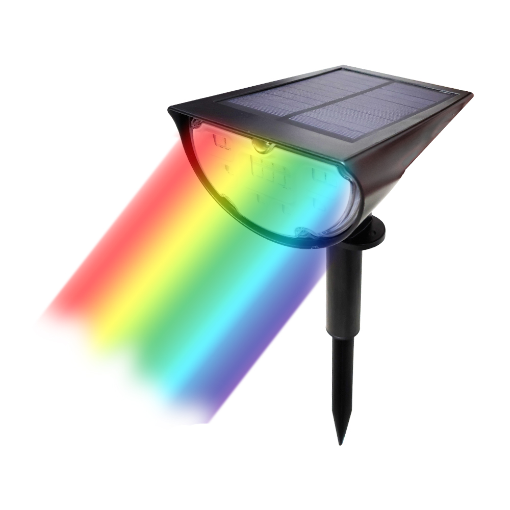 RGB 16 LED Wireless Outdoor Solar garden light Landscape Lights for Yard Garden Driveway Porch Walkway Patio